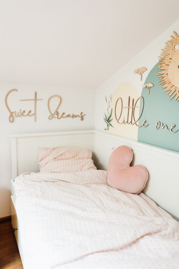 Sweet Dreams Little One Wooden Wall Sign – 150 cm