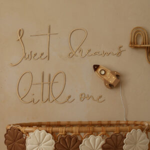 Sweet Dreams Little One Wooden Wall Sign – 150 cm