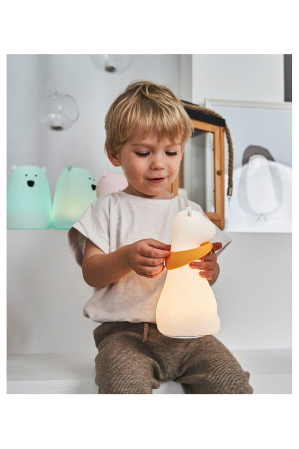 Giraffe Silicone Lamp – White