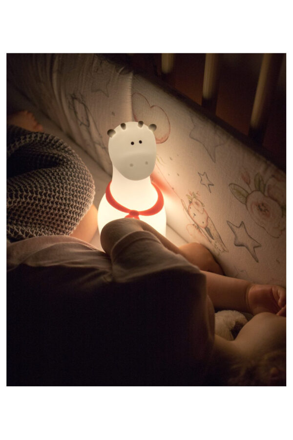 Giraffe Silicone Lamp – White